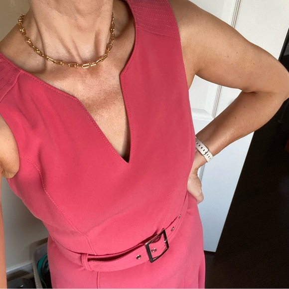 WHBM belted a-line dress size 4 - Picture 2 of 9